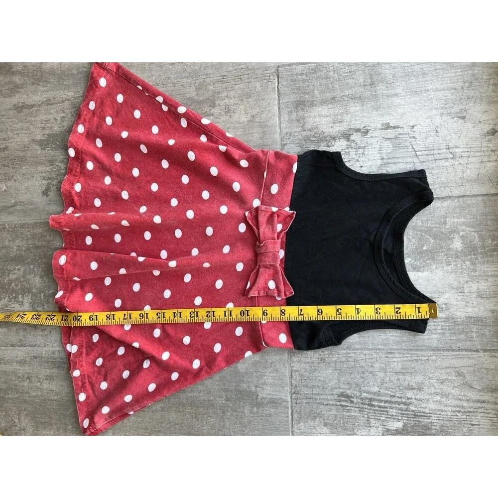 Los Angeles Boutique Minnie Mickey Mouse Disney Cotton Summer Sundress 4T